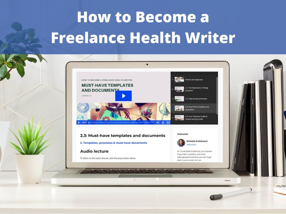 freelance health writing course