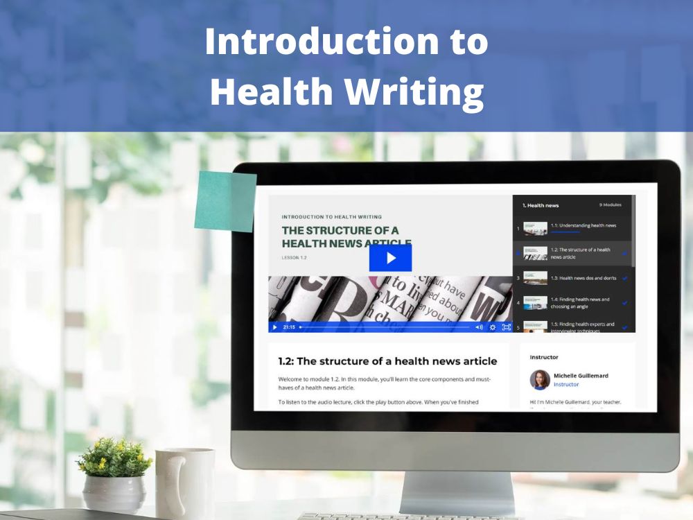 health writing course